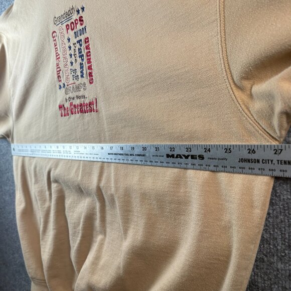 M&C Sport Beige Crewneck Grandfather Pullover Gifting Sweater Men's Size XXL - Picture 7 of 9